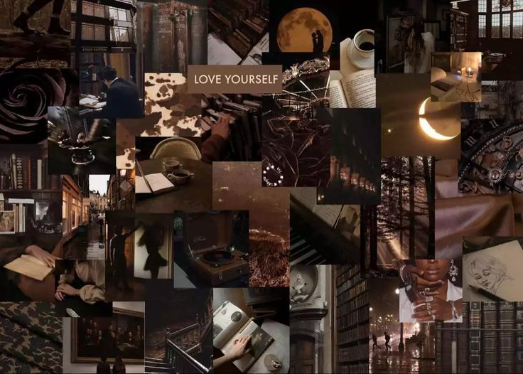 Dark Brown Aesthetic Wallpaper Collection
