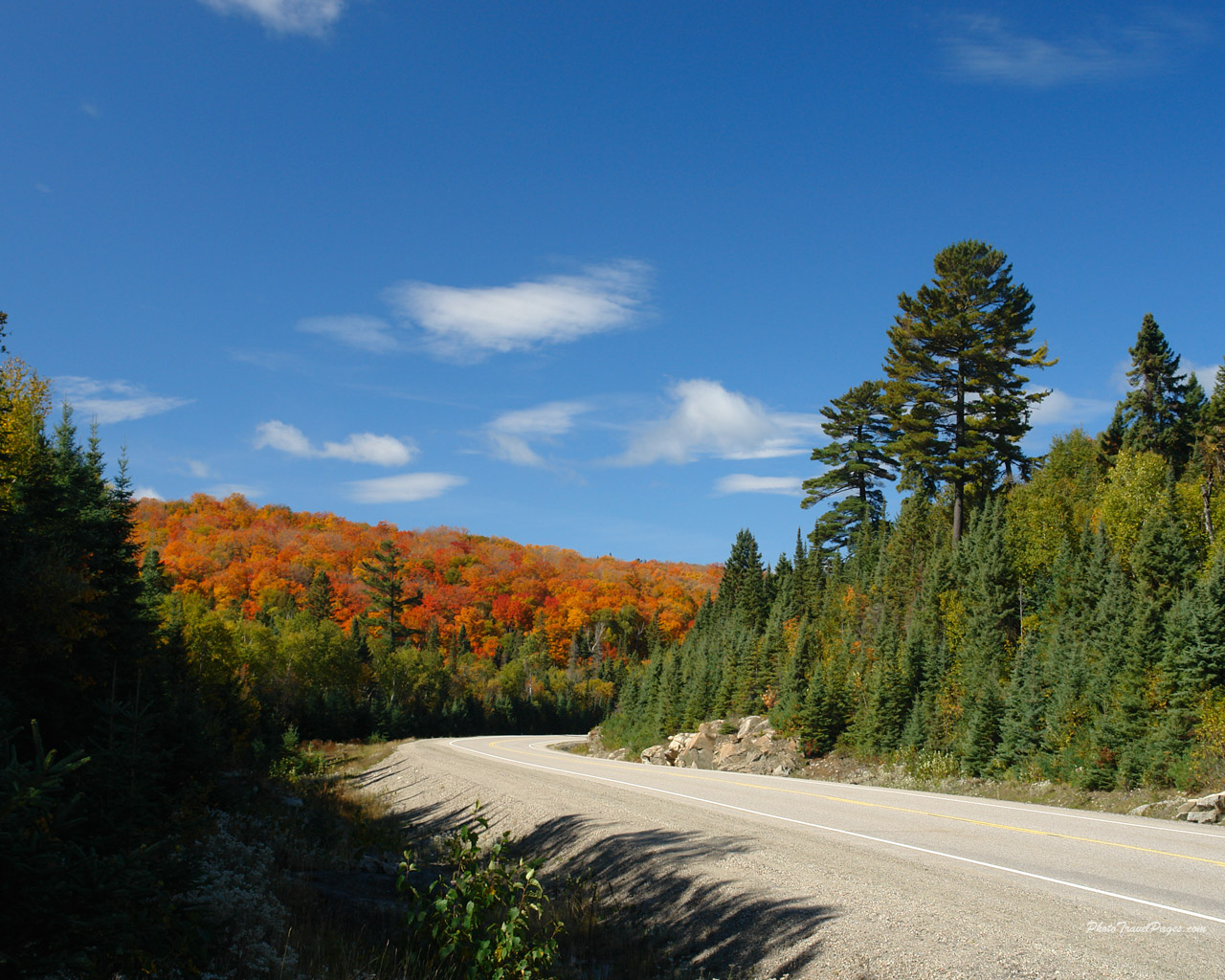 Trans Canada Highway Near Lake Superior Wallpaper Size X