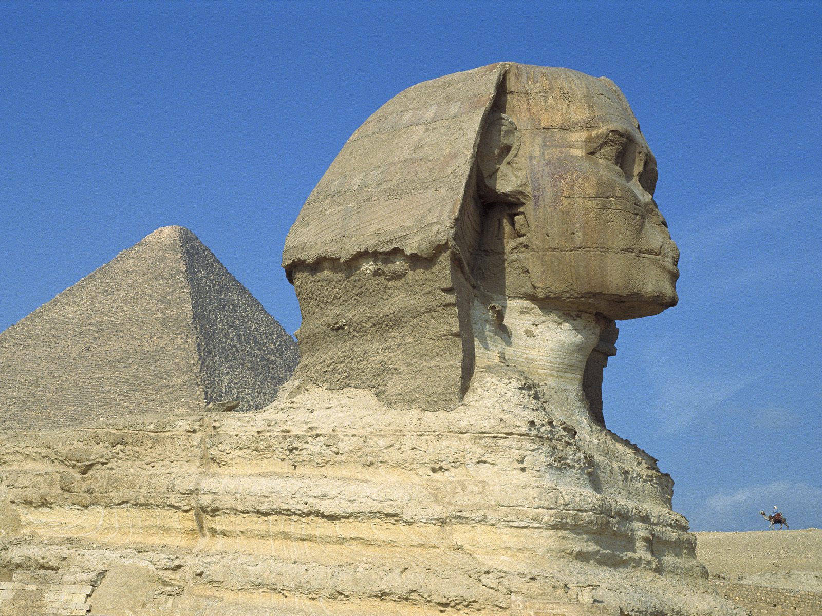 Sphinx And Great Pyramid Desktop Wallpaper Pictures