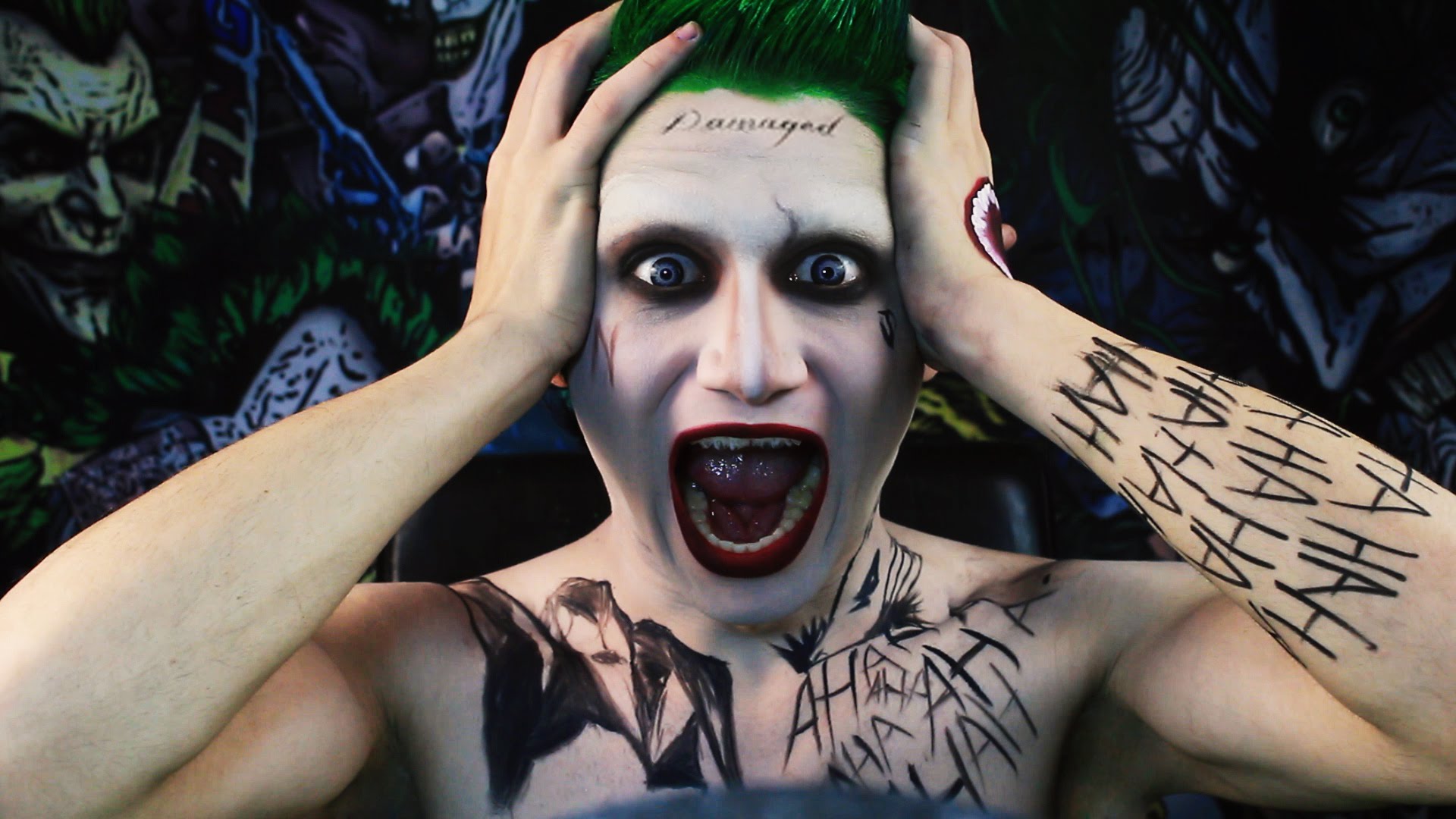 Jared Leto Joker Makeup Tutorial Themed Injection