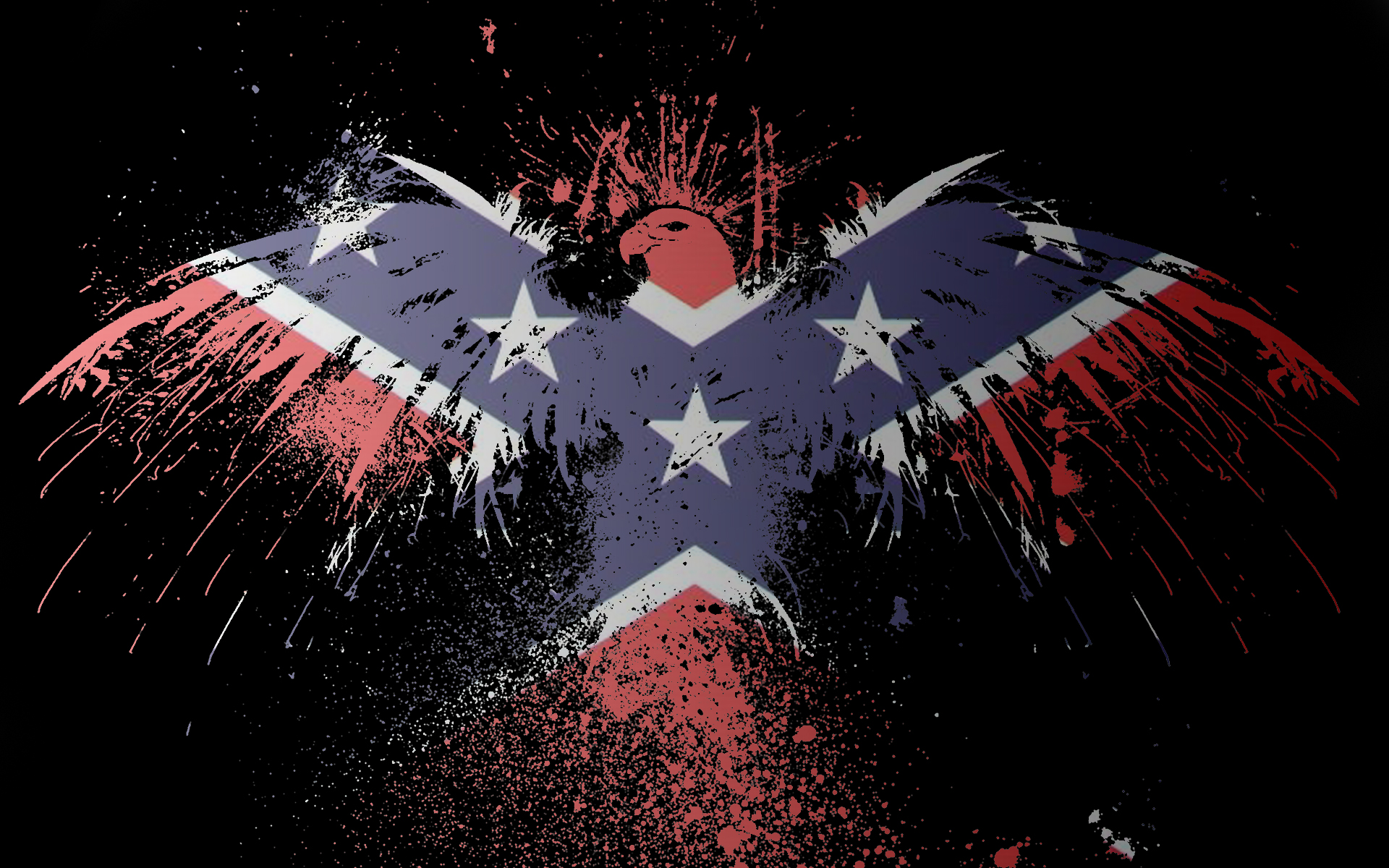 Confederate Flag HD Wallpaper Color Palette Tags