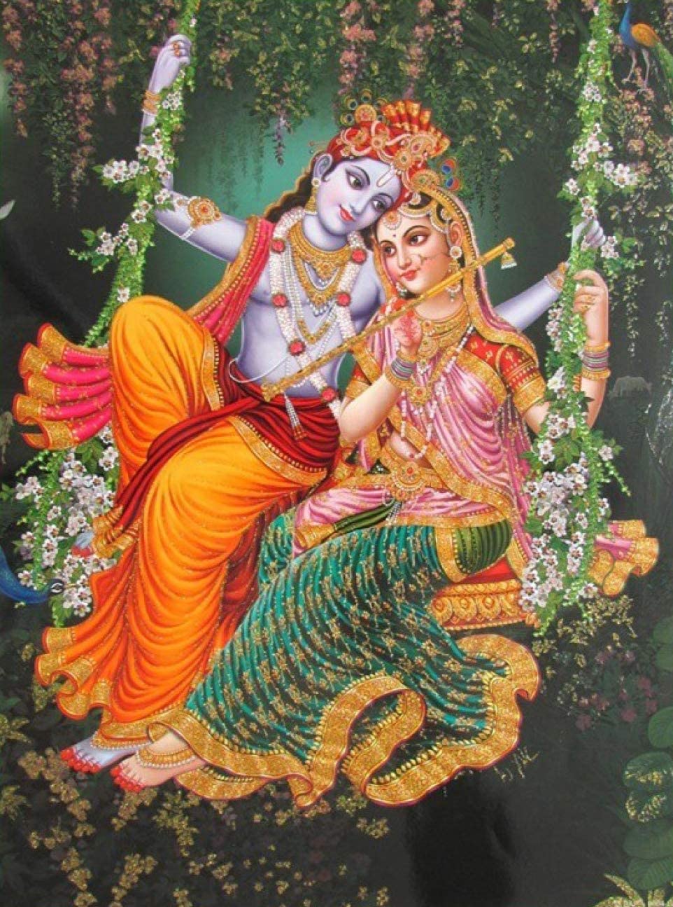 30+] Radha Krishna Swing Wallpapers - WallpaperSafari