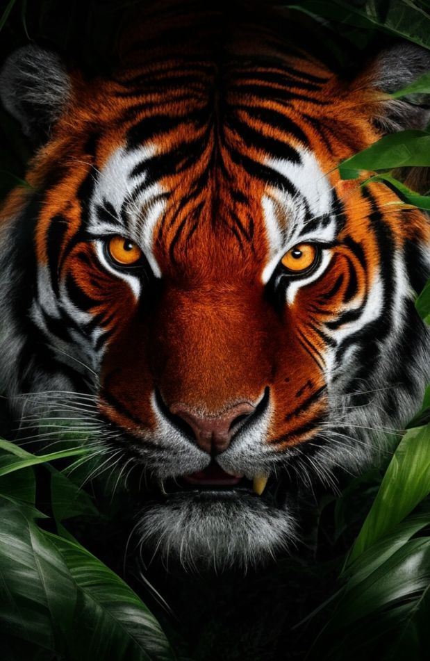 Angry Tiger Eyes Wallpaper
