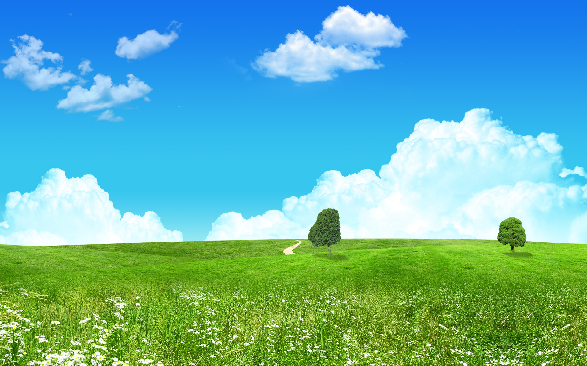 By Admin Ments Off On Beautiful Green Landscape Wallpaper