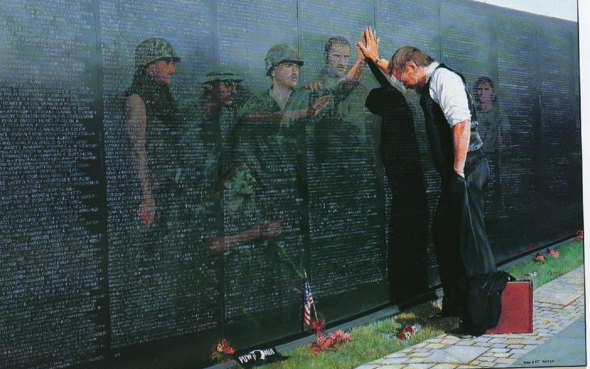 War Vietnam Memorial Wallpaper HD Desktop