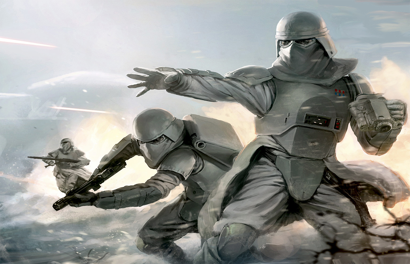 Star Wars Snow Trooper HD Wallpaper Movies Tv