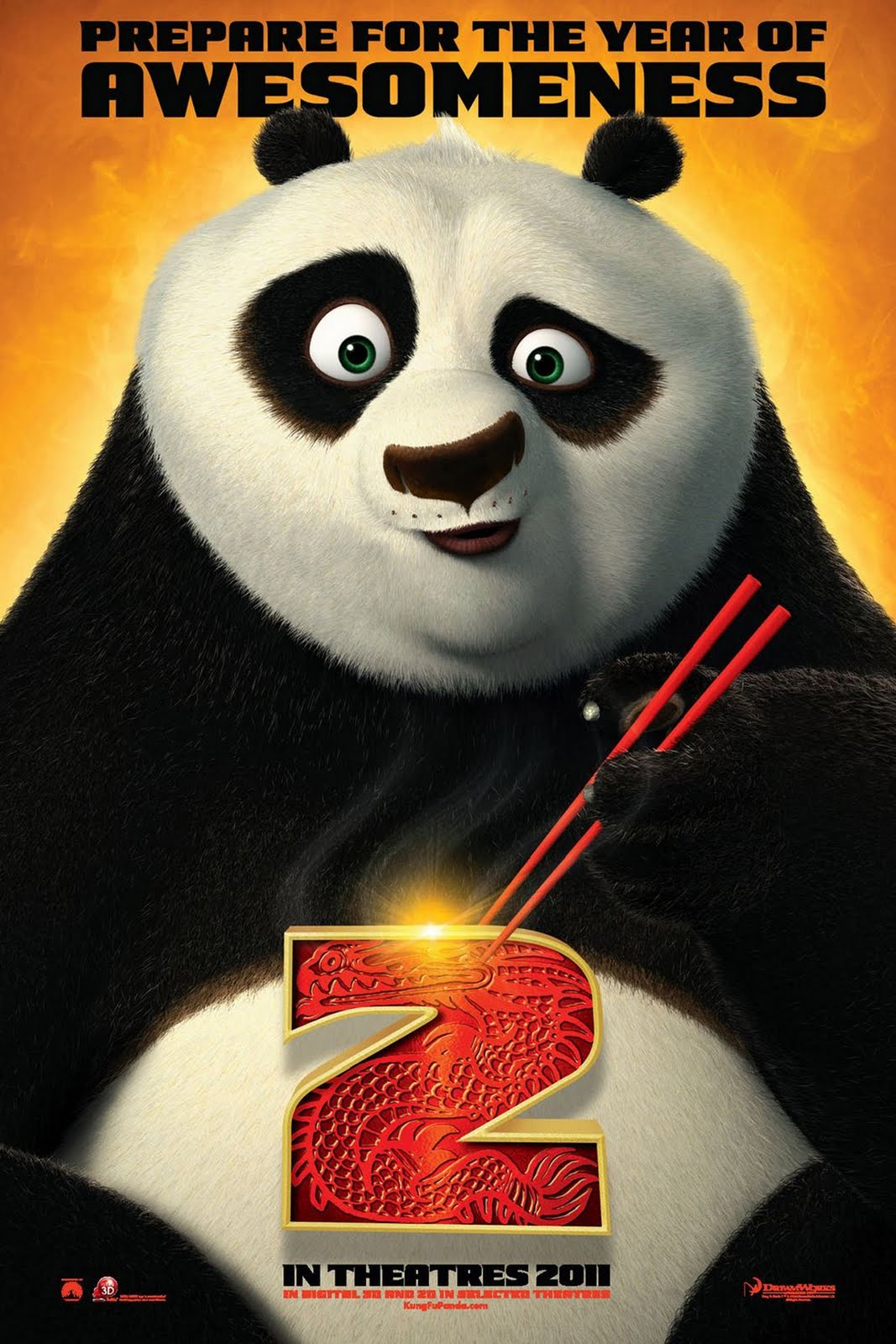 Kung Fu Panda 2 3D HD Poster Wallpapers Cartoon Wallpapers