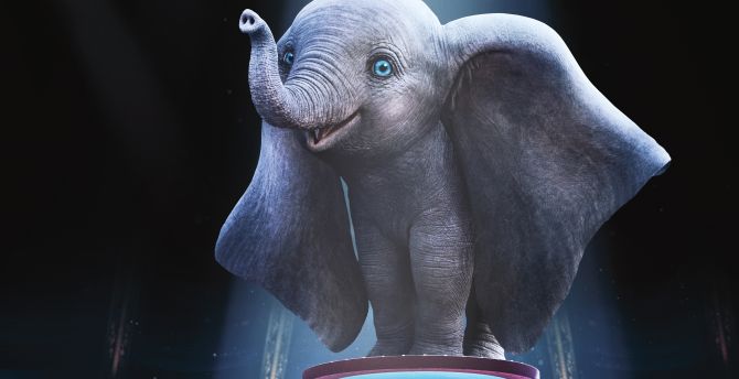 Dumbo elephant animation movie 2019 wallpaper hd image