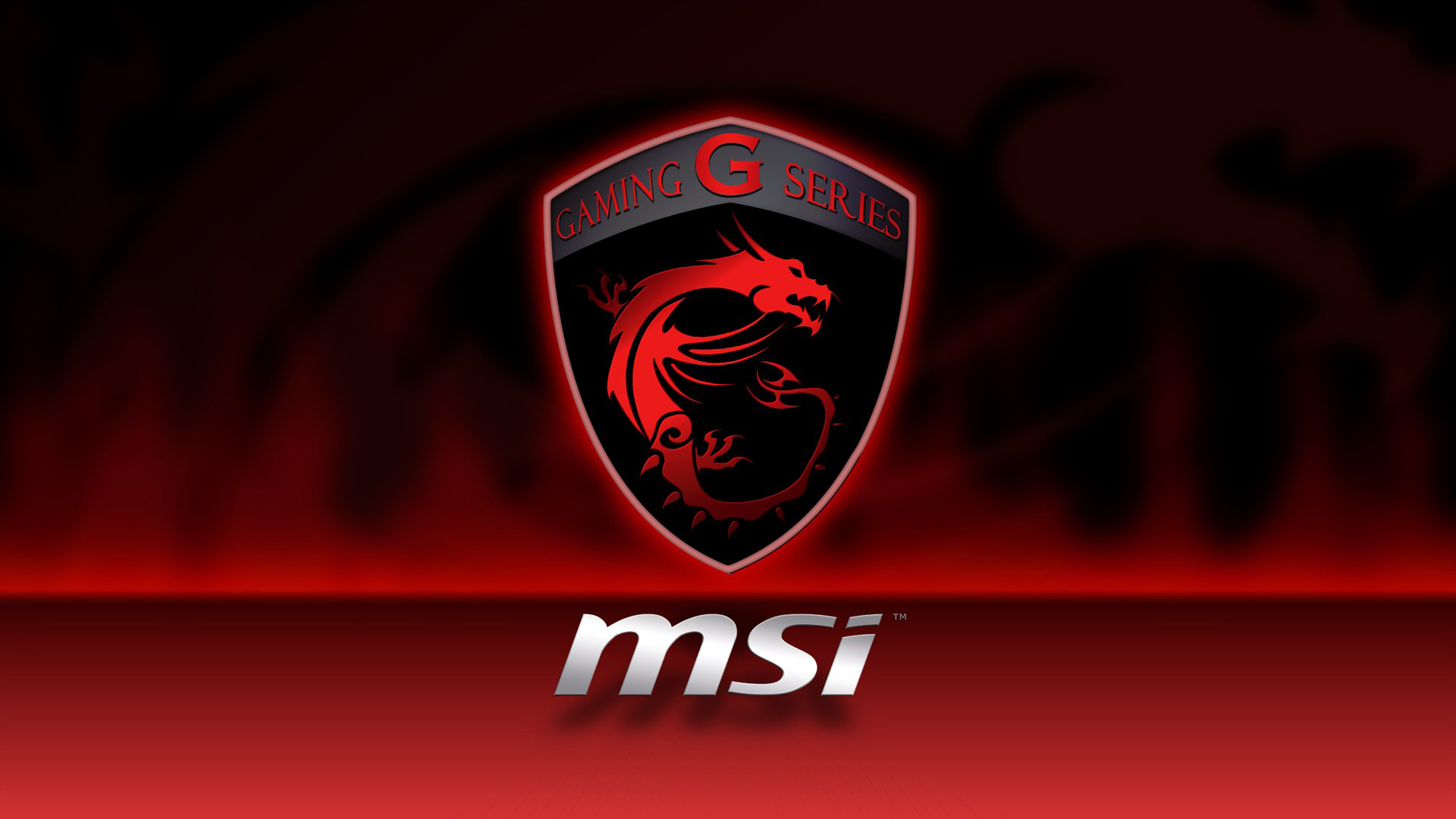 Msi Gaming G Series Dragon Logo Hd 1080p Wallpaper