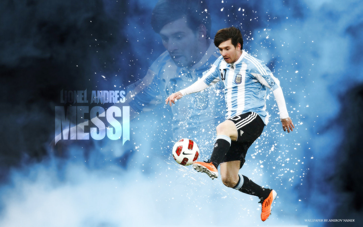 Creative Lionel Messi Argentina Wallpaper