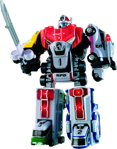 Here Is The Power Rangers S P D Megazord In More Detail