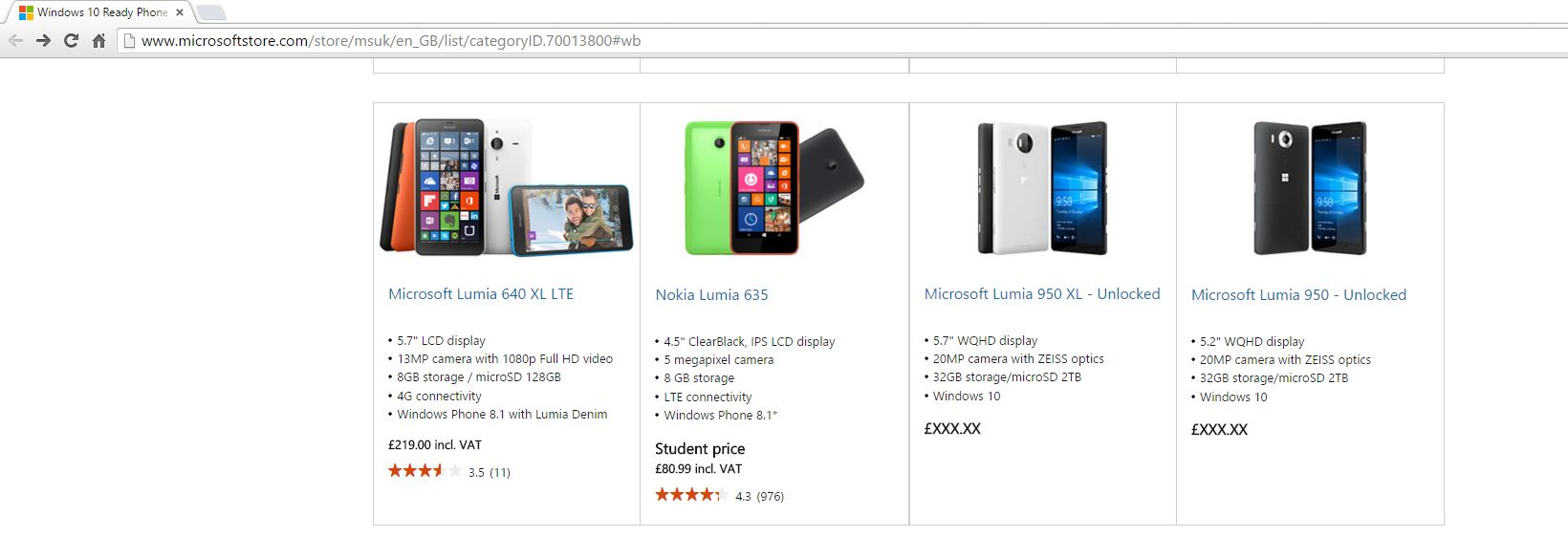 Microsoft Toont Lumia En Xl Op Zijn Site Tablets