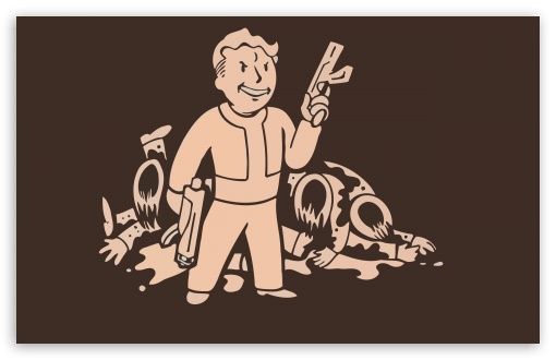 Fallout Vault Boy HD Wallpaper For Standard Fullscreen Uxga