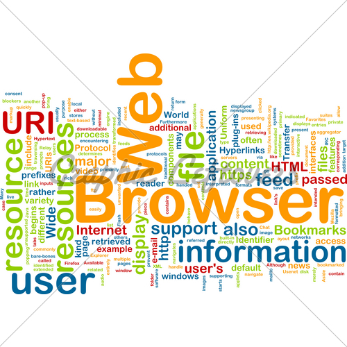 Web Browser Background Concept Gl Stock Image