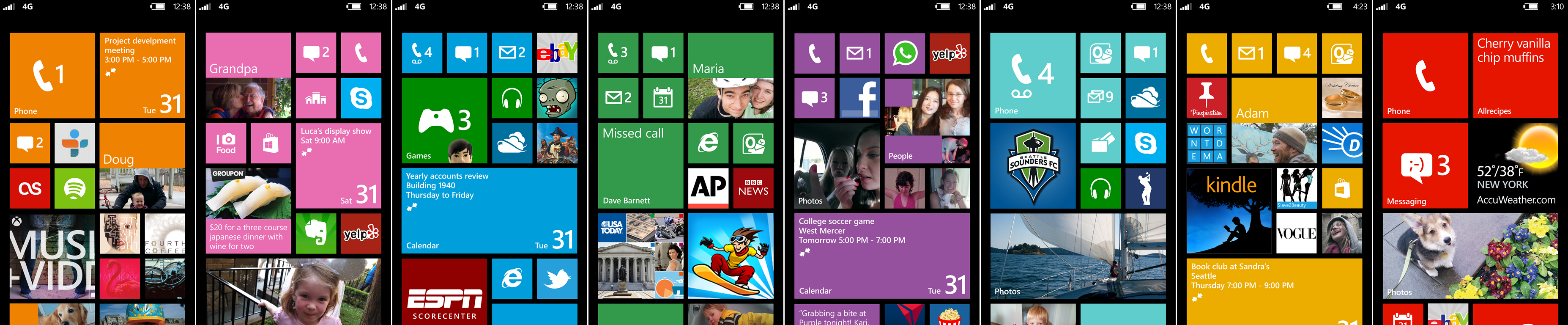 Image Windows Phone Start Screen Apps Pc Android iPhone