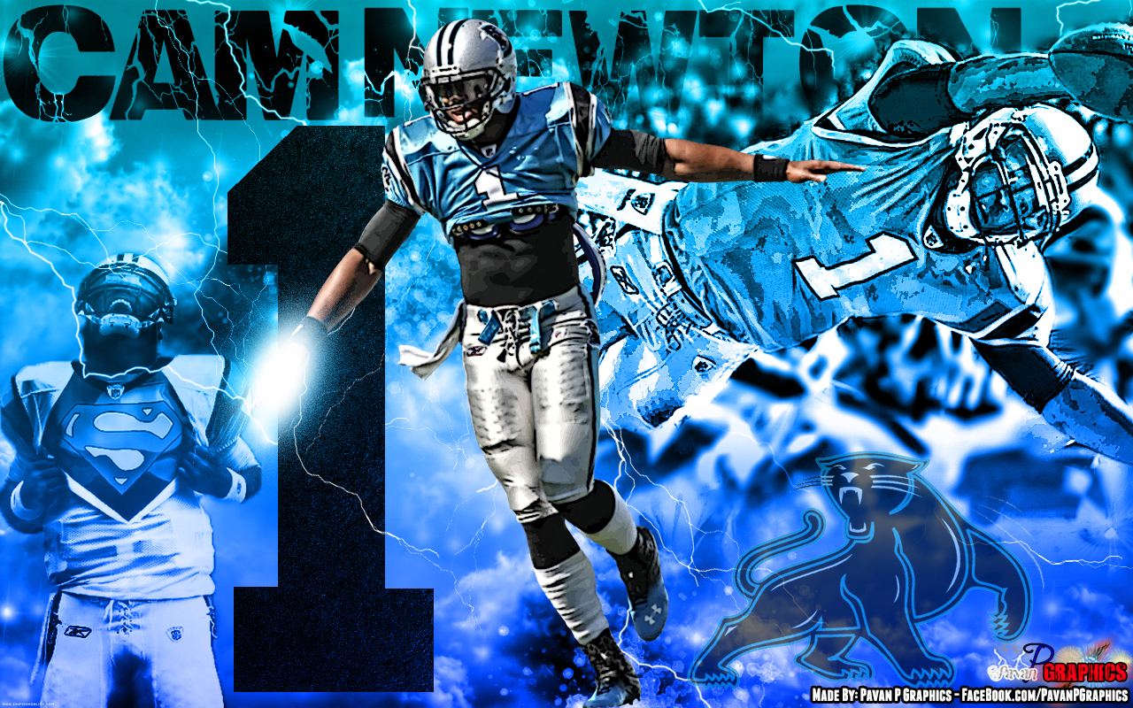 Cam Newton Wallpaper HD In White Background All One