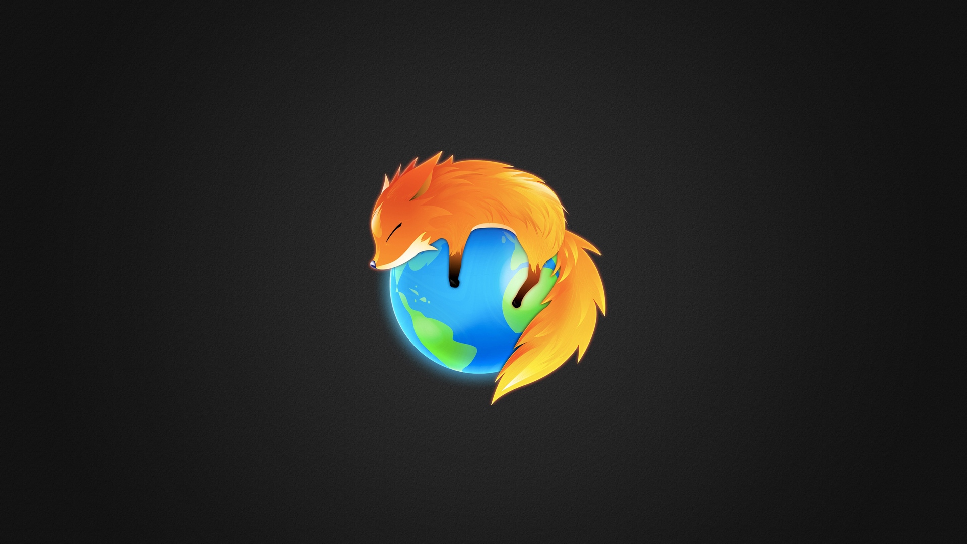 Wallpaper Firefox Browser Inter Black