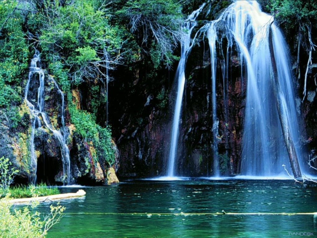 Beautiful Waterfall Background