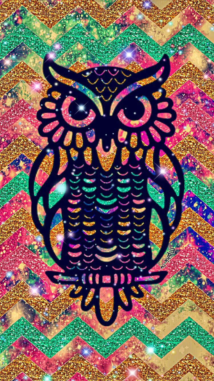 A Chevron Styled iPhone Wallpaper
