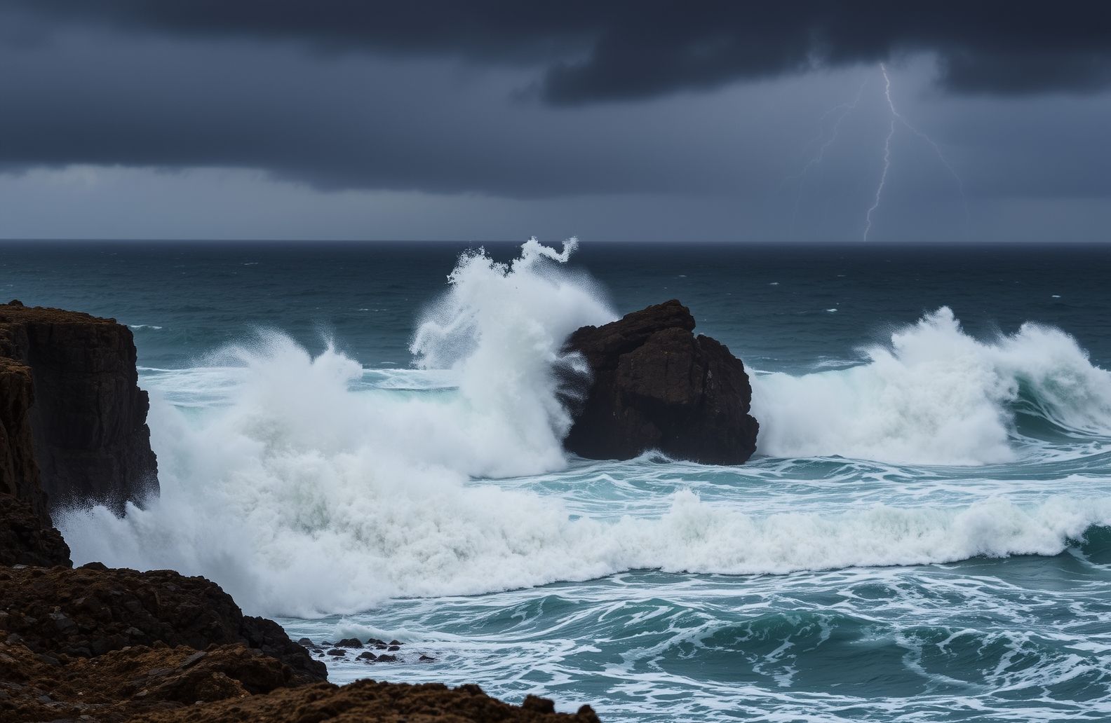 Stormy Ocean Wallpaper