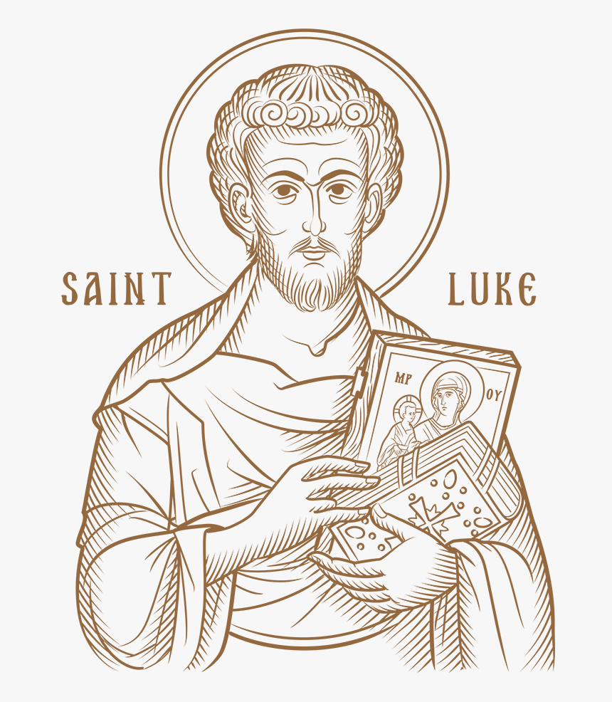 St Luke Bust Background The Evangelist Clipart HD Png