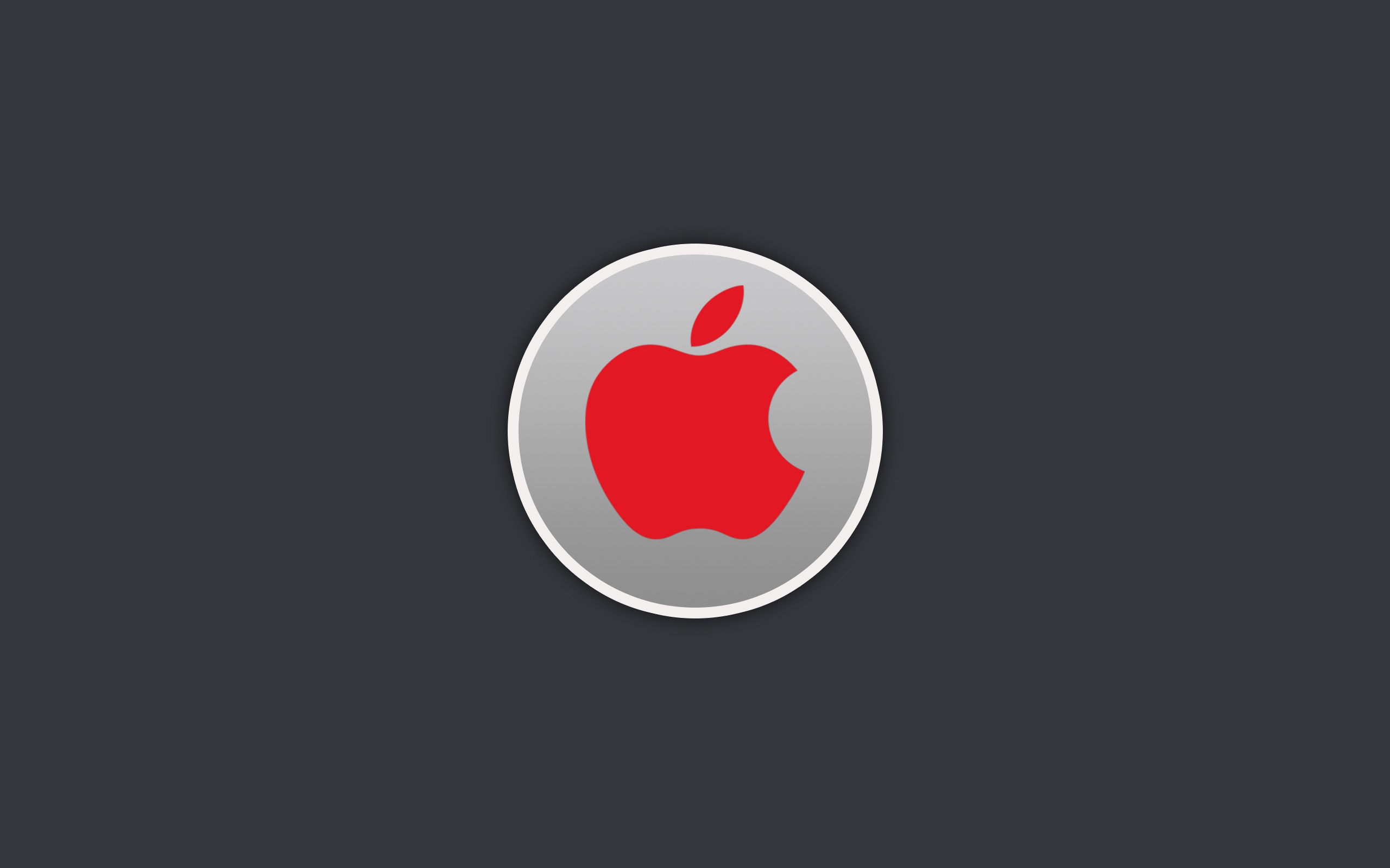 Apple Computer Red Logo Wallpaper
