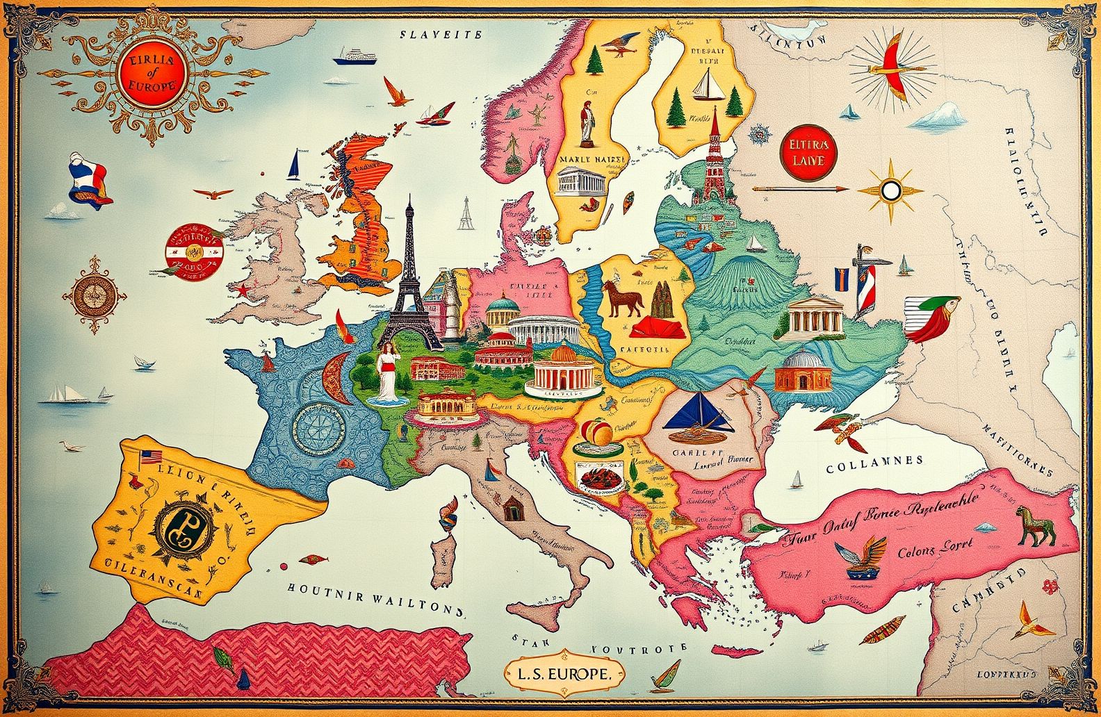 Map Of Europe Wallpaper