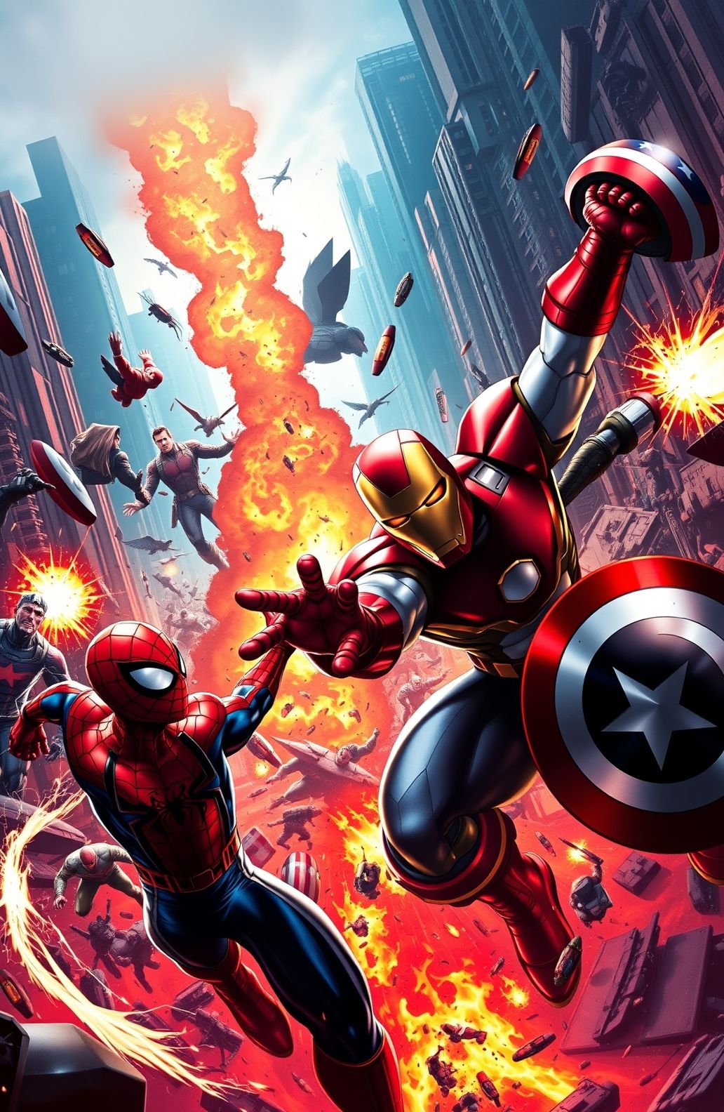 Marvel Dual Monitor Wallpaper