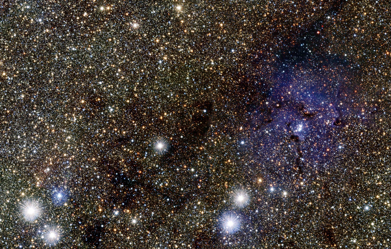 Wallpaper Nebula Constellation Of Sagittarius The Trifid