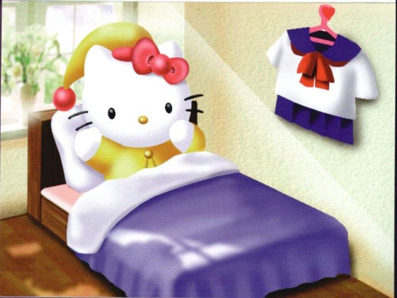 3d Hello Kitty Wallpaper