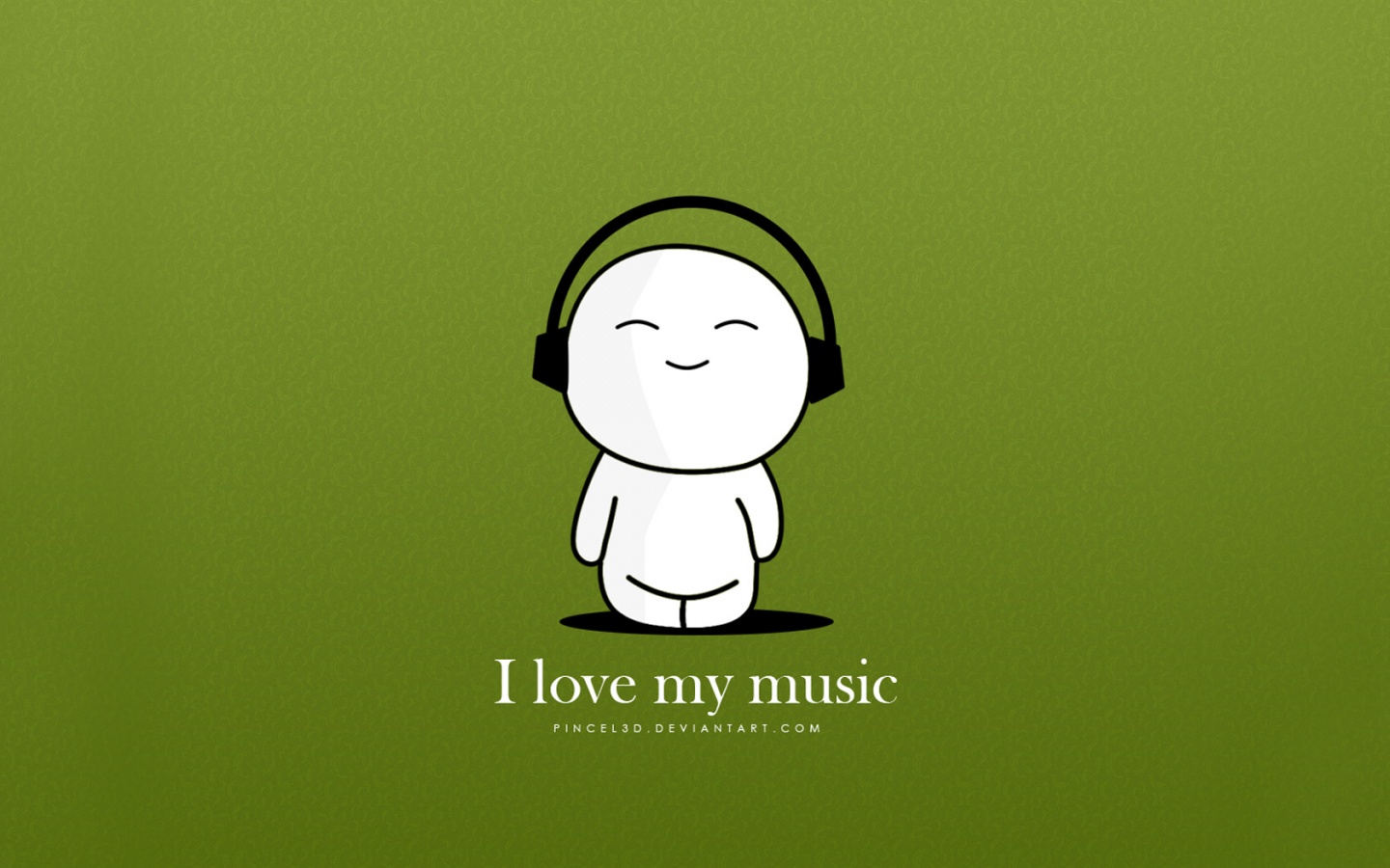 Cute Funny Dude Listening To Music And Dance Wallpapers Wallpaper