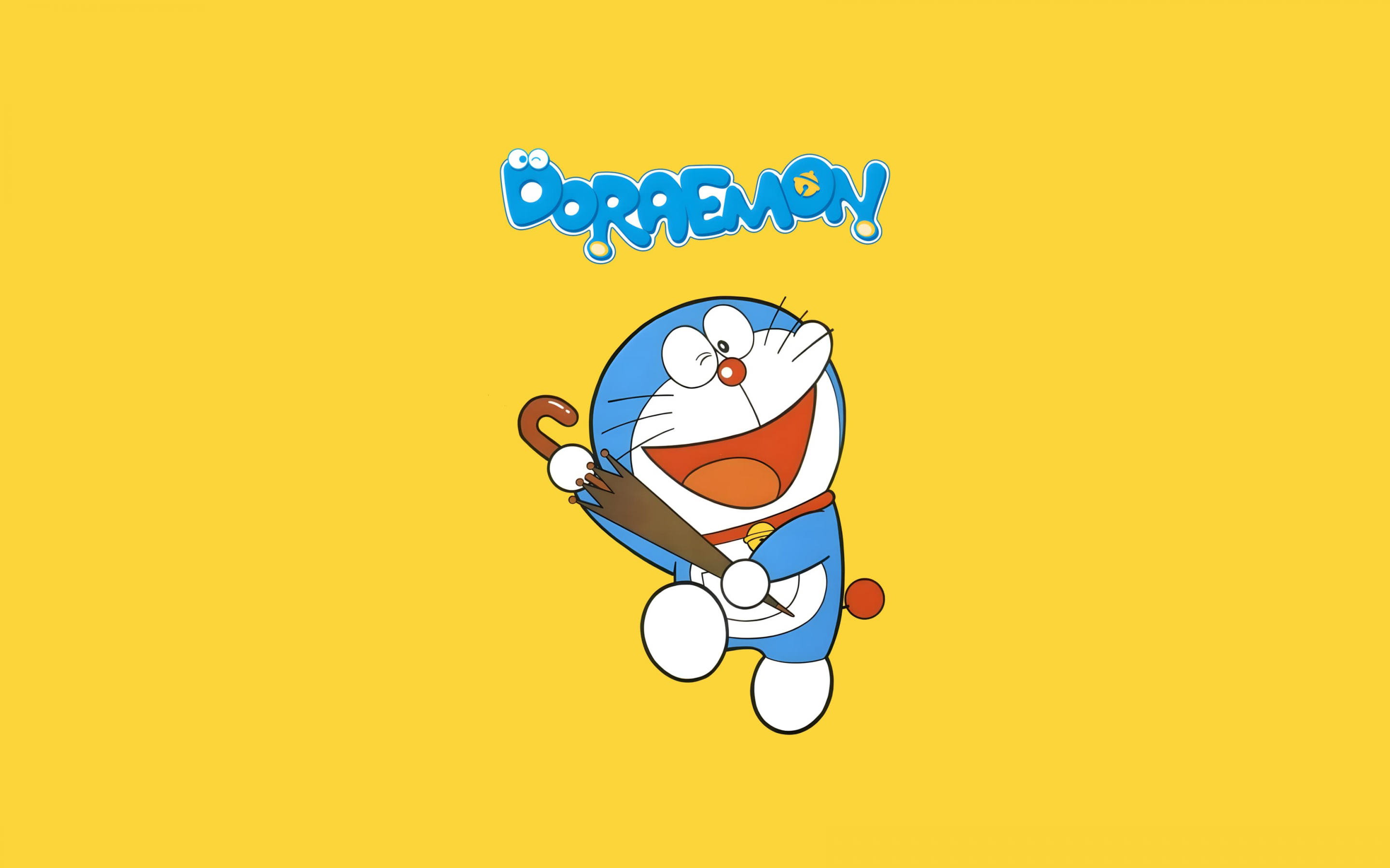 Doraemon Wallpaper 4k Tv Series Yellow