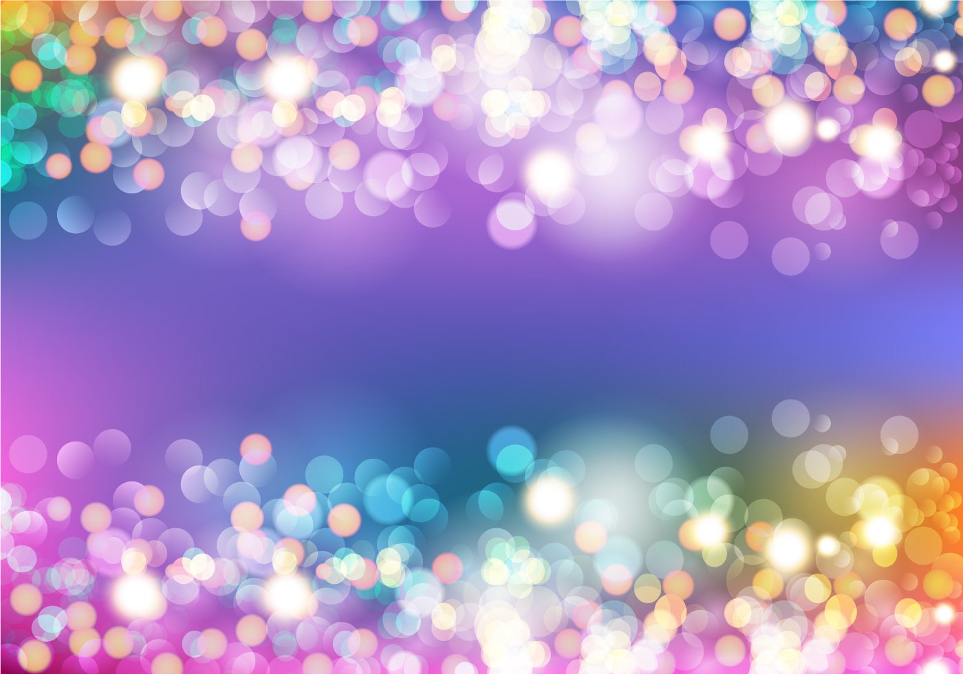 Glamourous Bokeh Lights Vector Background Graphic