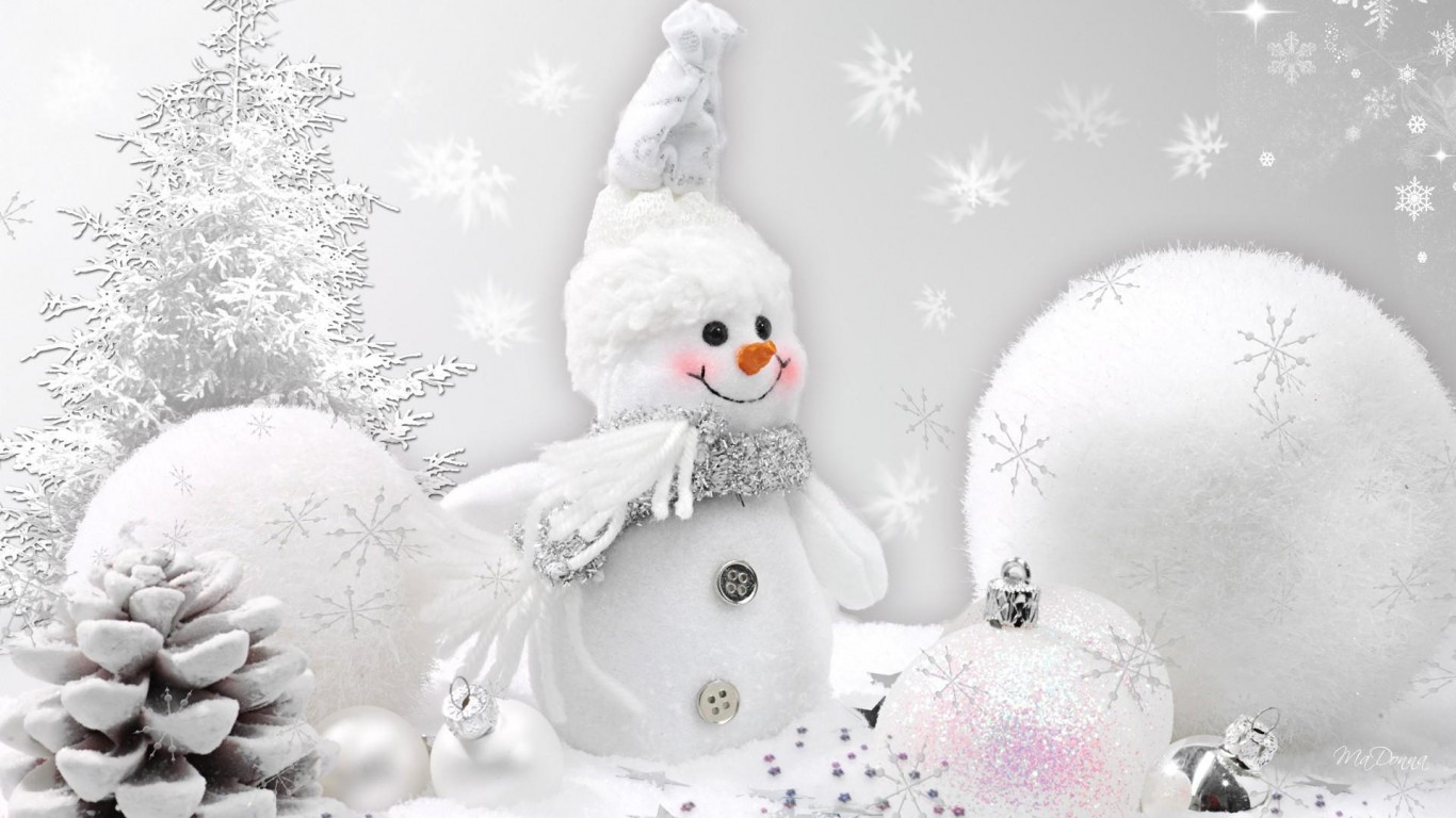 So Sweet Snowman HD Desktop Wallpaper Widescreen High