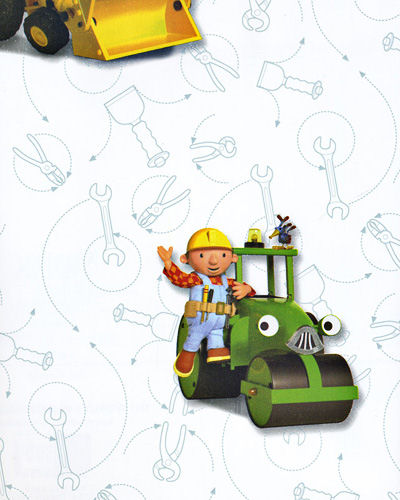 Bob The Builder White Wallpaper Wall Sticker Outlet