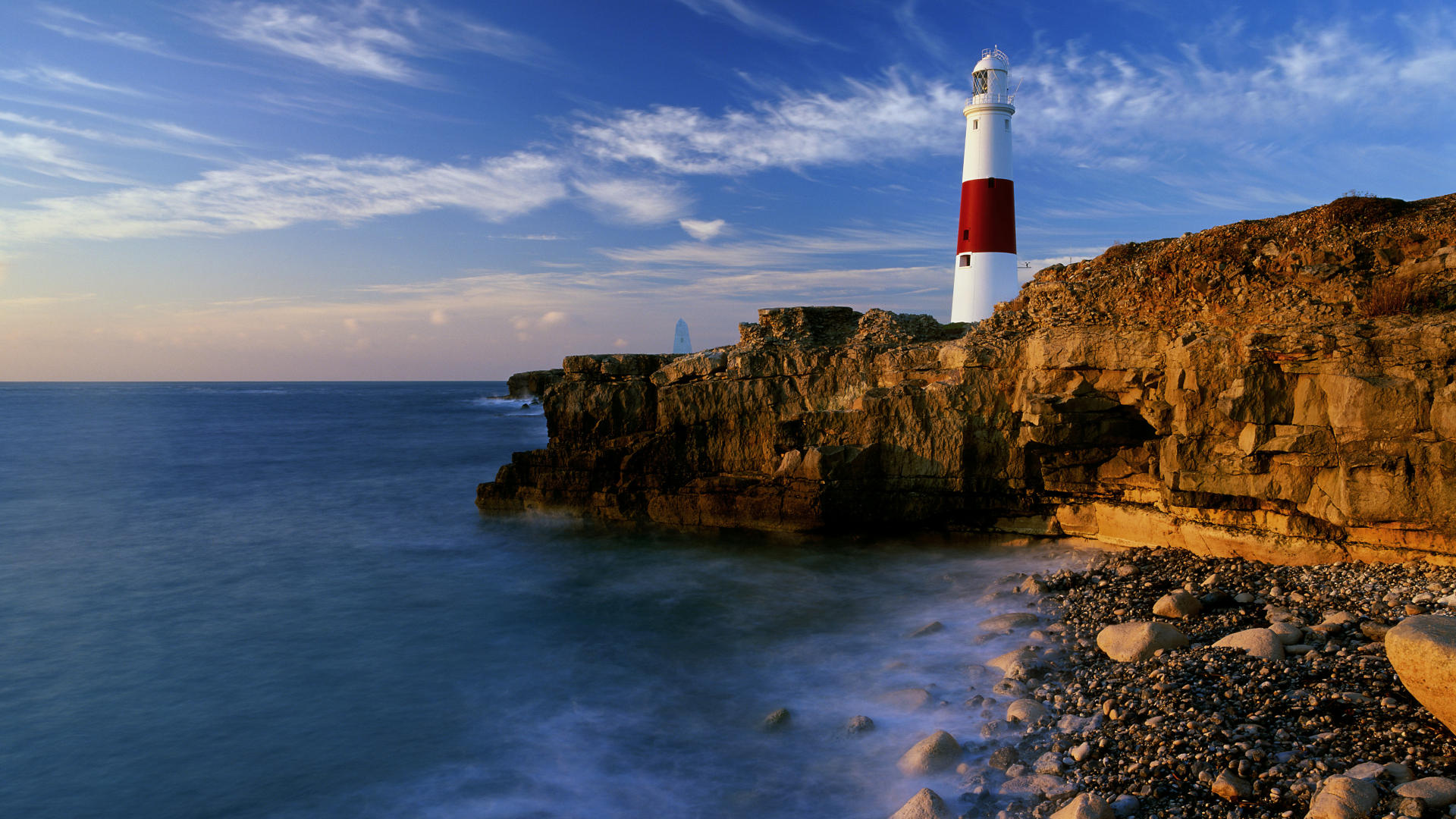 Lighthouse Background Desktop Wallpaper Dorset England