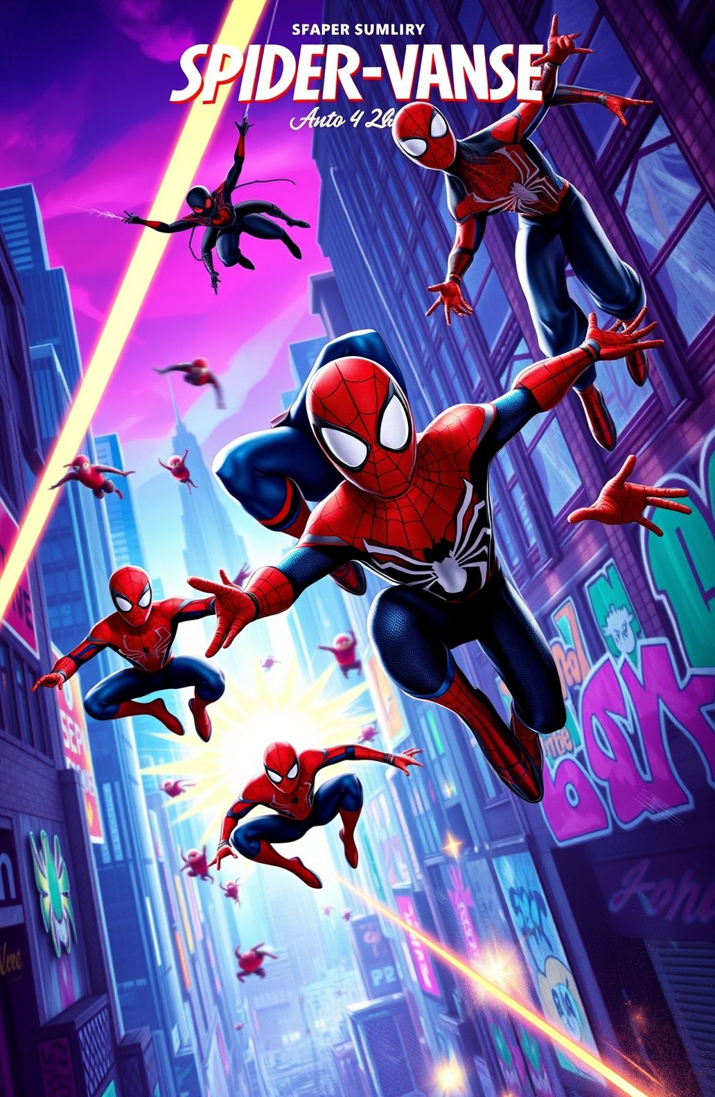 Spider Man Into The Verse Wallpaper