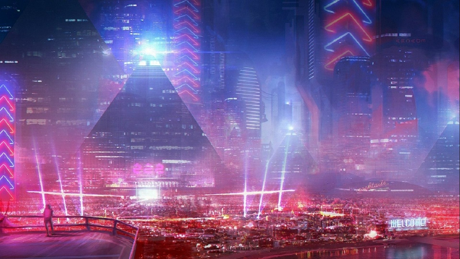 Sci Fi Futuristic City Cities Art Artwork Wallpaper HD