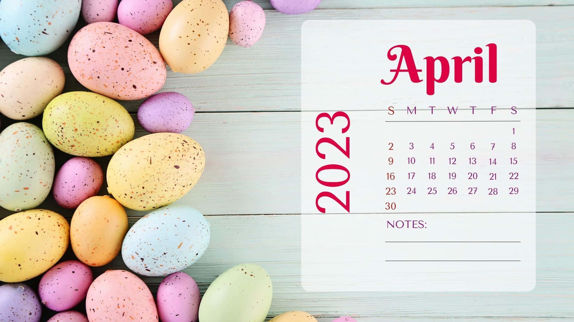 April Calendar Wallpaper S