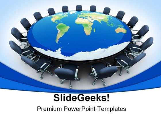 World Meeting Business Powerpoint Background And Templates