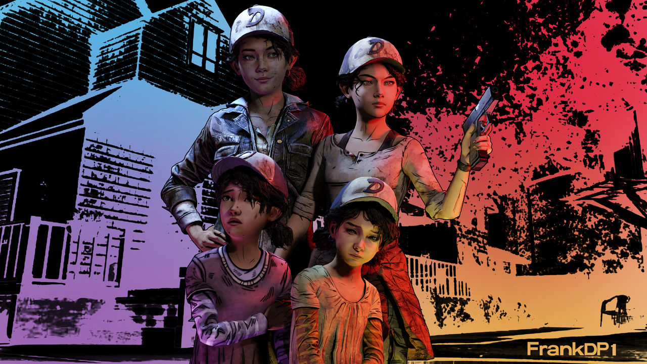 The Walking Dead Clementine S Evolution Wallpaper By Frankdp1 On