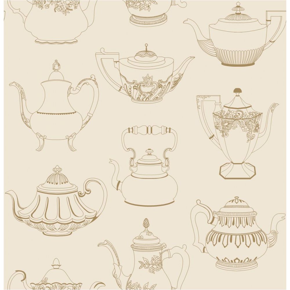 Teapot Wallpaper Wedding Inspirations