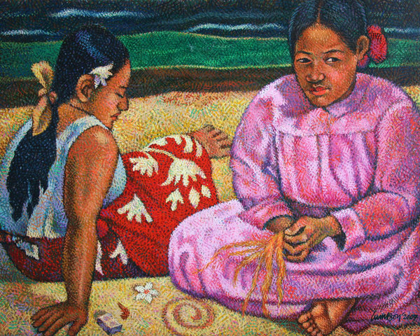 Gauguins Femmes de tahiti by crosshatchism on