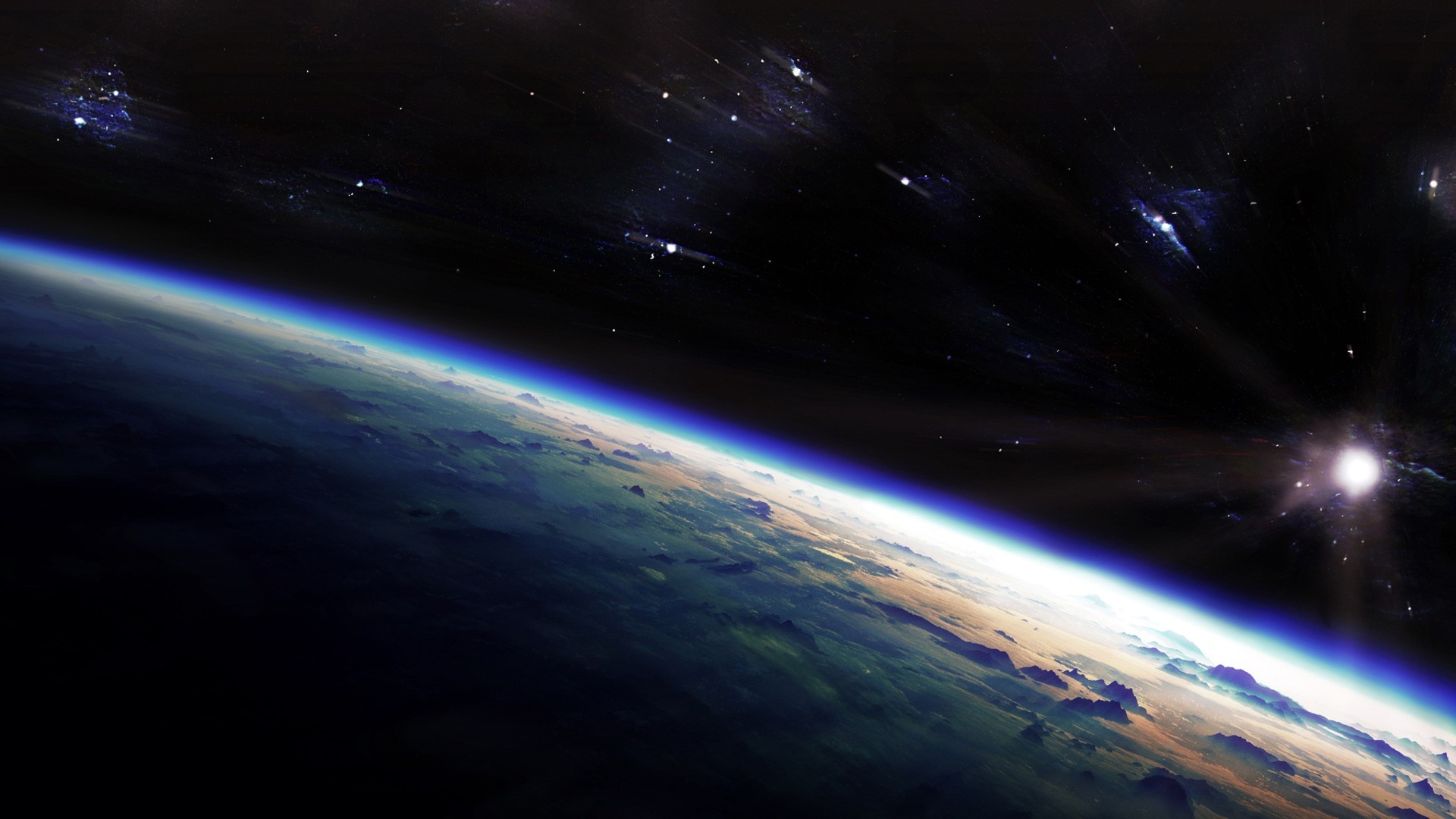 Surface Of The Planet Wallpaper And Image