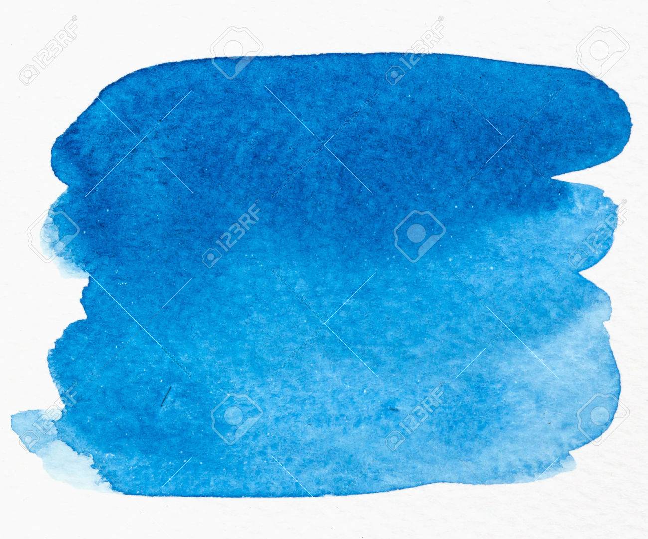 Watercolor Ombre Background Wash Blue