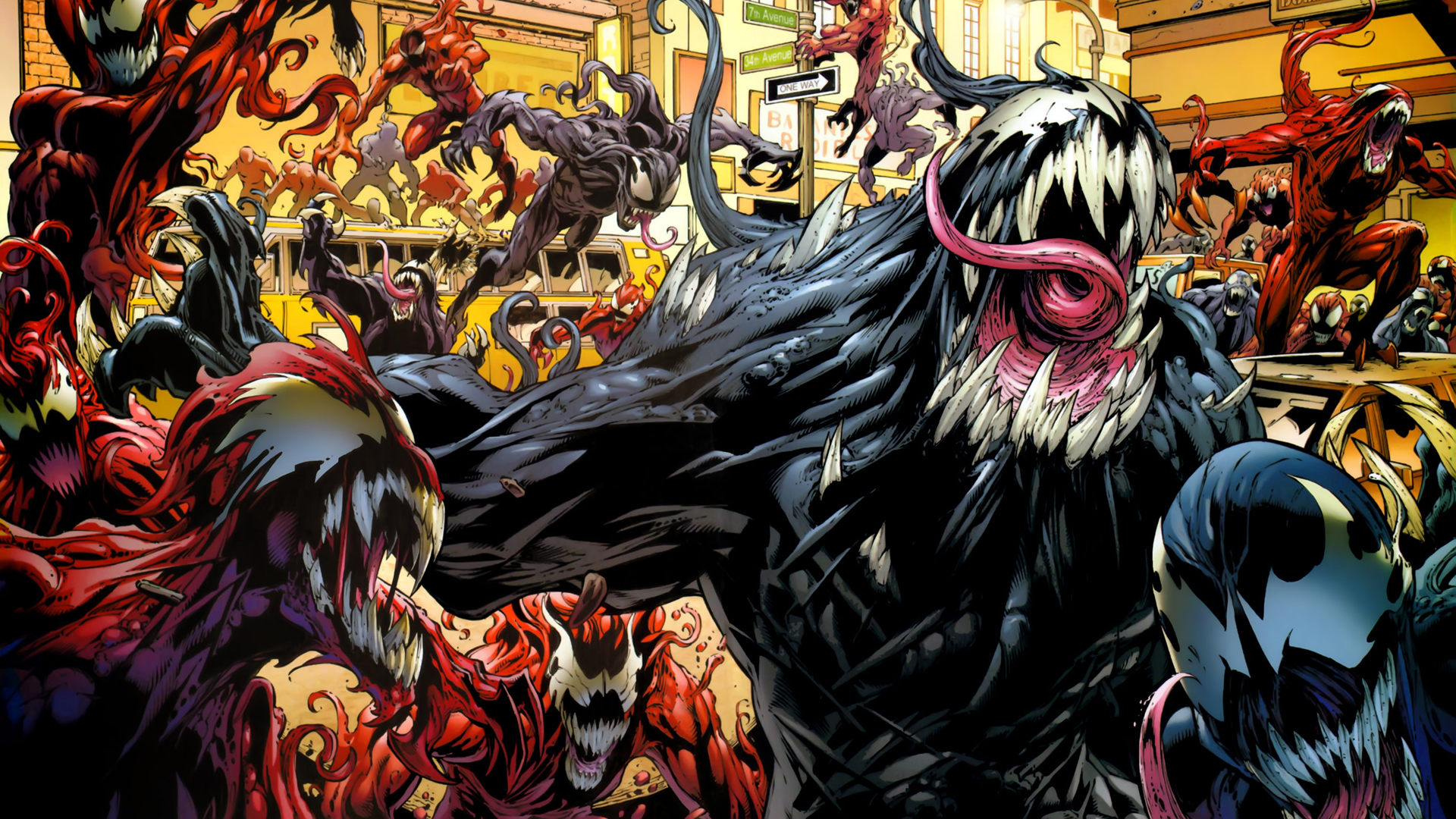 Venom Ics Spiderman Marvel Wallpaper