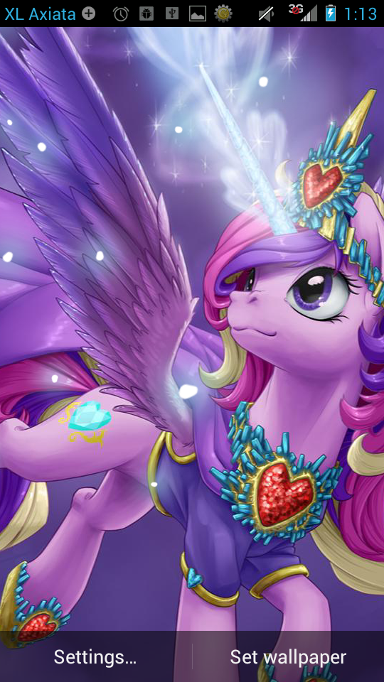 Free download LWP Pony Princess Cadance FREE Anime Live Wallpaper Android  Game [540x960] for your Desktop, Mobile & Tablet | Explore 50+ Live MLP  Wallpaper | MLP Dazzling Wallpapers, MLP Live Wallpaper,