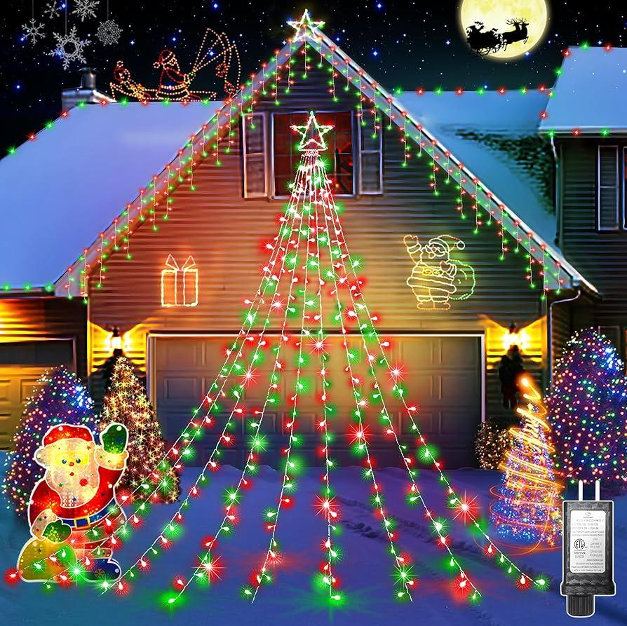 Amazon Outdoor Christmas Decorations Star Light Ft