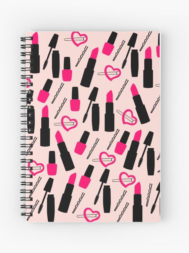 Cute Makeup Spiral Notebook For Sale By Kapotka