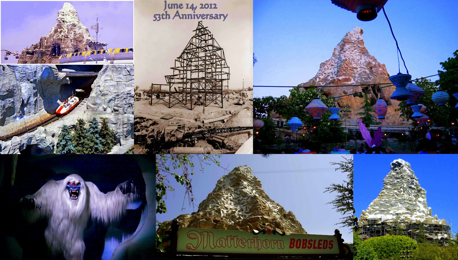 The Walt Disney World Picture of the Day Matterhorn Bobsleds at